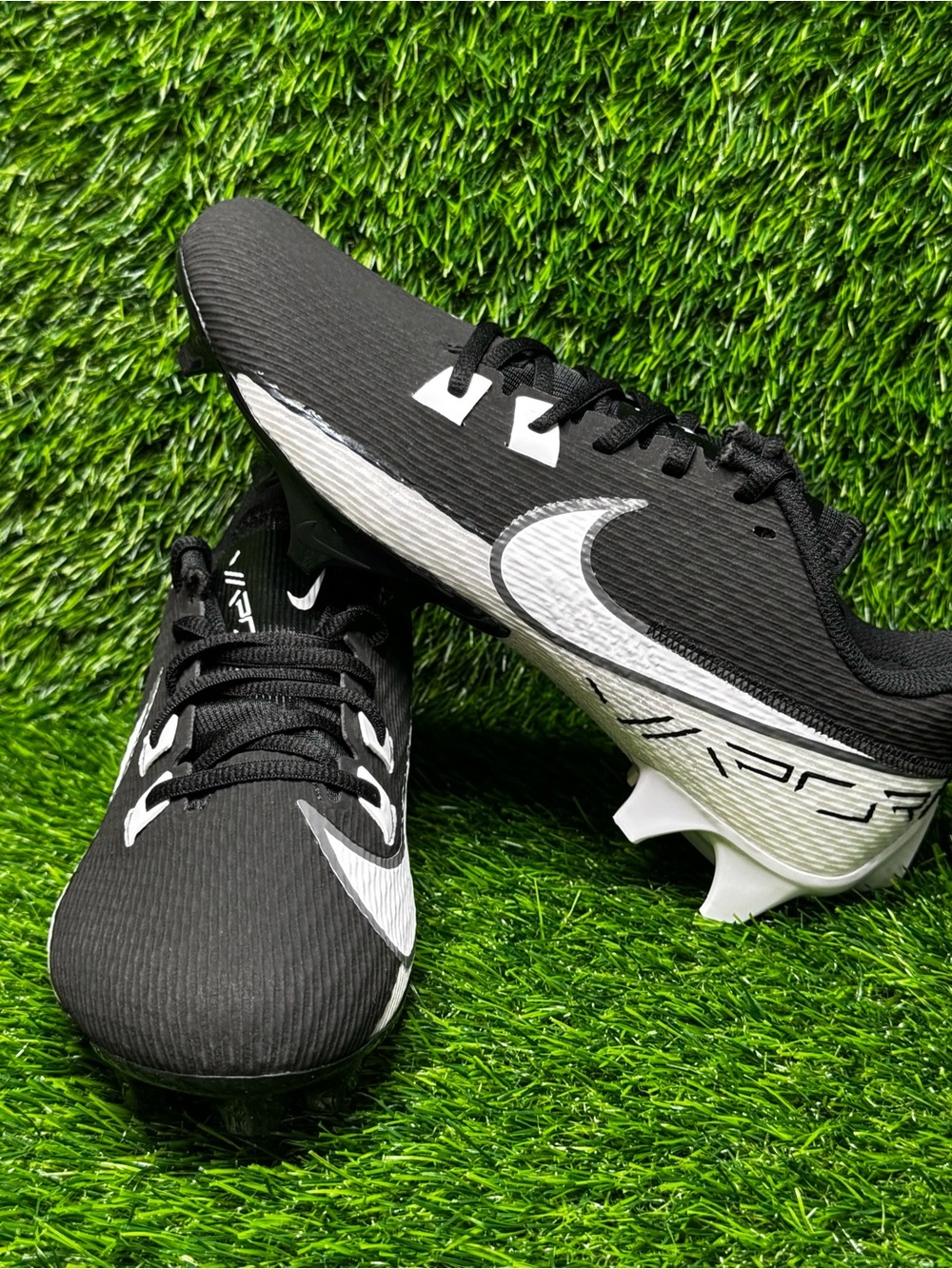 Size 8 - Mens Nike Vapor Edge Speed 360 2 Football Cleats Black White DA5455-001